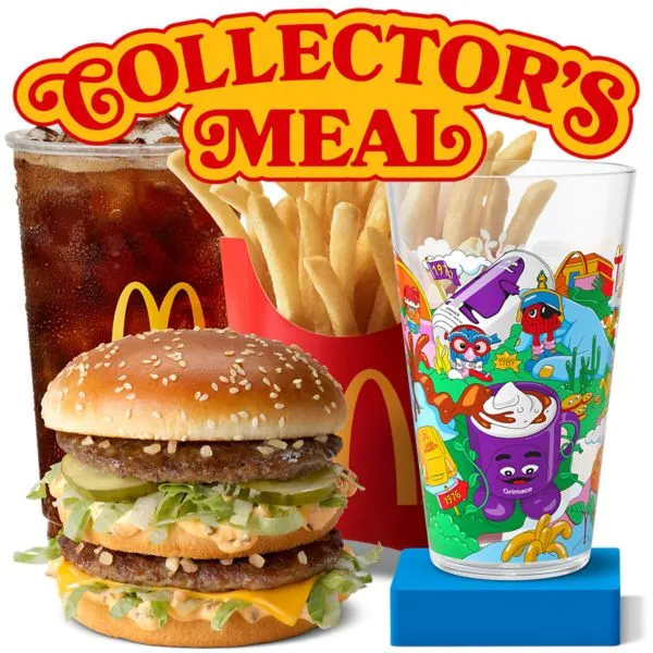 Collector's meal, collectible cups with Big Mac Meal